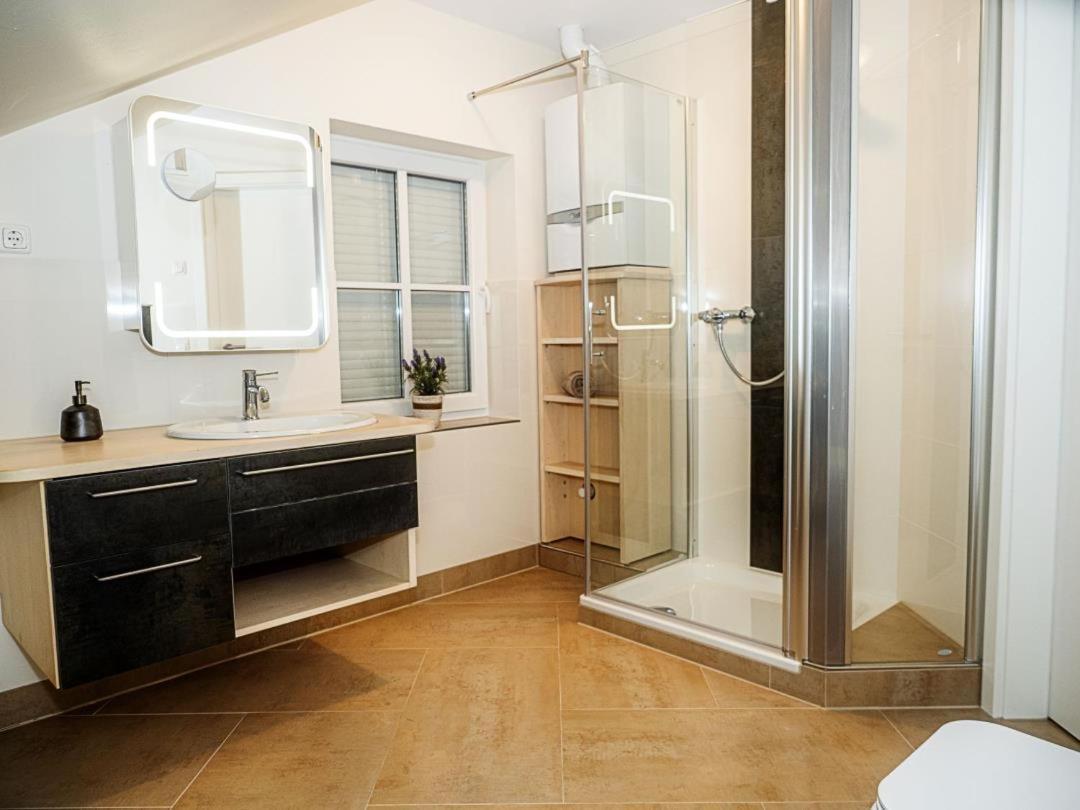 Ferienwohnung Meer Und Muh 프론스토프 외부 사진