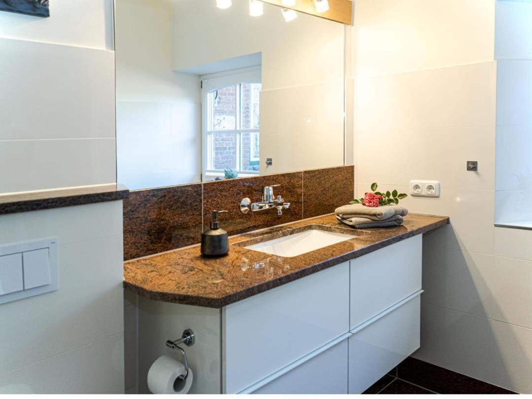 Ferienwohnung Meer Und Muh 프론스토프 외부 사진